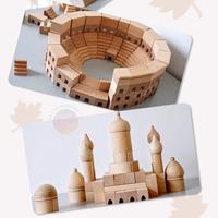 Gambar Roman Colosseum Wooden Building Block Toys Mainan Edukasi Balok Kayu dari onebaby shop undefined 4 Tokopedia