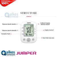 Gambar Tensimeter Digital - Alat Tensi Darah Digital Jumper HA200 dari Alkes Homecare undefined 3 Tokopedia