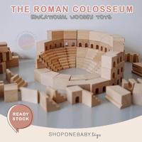 Gambar Roman Colosseum Wooden Building Block Toys Mainan Edukasi Balok Kayu dari onebaby shop undefined 1 Tokopedia