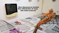 Gambar Thermometer Hygrometer Pengukur Suhu Dan Humid Ruang HTC-2 dari craftme undefined 5 Tokopedia