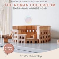 Gambar Roman Colosseum Wooden Building Block Toys Mainan Edukasi Balok Kayu dari onebaby shop undefined 2 Tokopedia