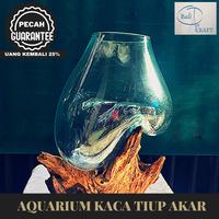 Gambar AKUARIUM IKAN CUPANG XXL / KACA TIUP AKAR BALI / AQUASCAPE / AQUARIUM - EXTRA VERNIS dari Bali Art Craft undefined 5 Tokopedia