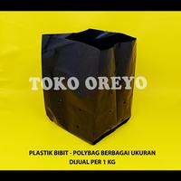 Gambar PLASTIK POLYBAG TANAMAN BERAT 1 KG UKURAN KECIL - 15 x 15 cm dari tokooreyo undefined 1 Tokopedia
