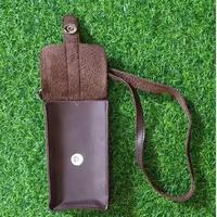 Gambar Tas Handphone Kulit Asli Tas HP Phone Bag Leather ada gantungan leher dari Baalawi Store undefined 5 Tokopedia