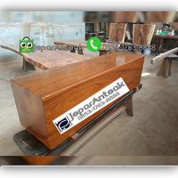 Gambar bangku balok kayu trembesi unik 150 cm dari jeparanteak undefined 1 Tokopedia