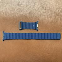 Gambar Apple Watch Leather Loop BAND Original for 42 / 44 MM - Midnight Blue dari mikebima undefined 3 Tokopedia