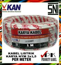 Gambar KARYA KABEL NYM 3x1,5 3x1.5 (Per Meter) dari Priority Kabel undefined 1 Tokopedia