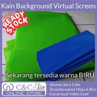 Gambar kain layar video green screen 3m x 1.6m backdrop hijau muda murah - Hijau dari C&C Store Bandung undefined 1 Tokopedia