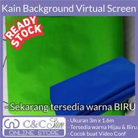 Gambar kain layar video green screen 3m x 1.6m backdrop hijau muda murah - Hijau dari C&C Store Bandung undefined 4 Tokopedia