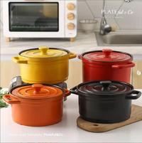 Gambar Korean Pot Double Handle Dapur Kompor by Plateful Co - Merah Muda dari plateful co undefined 1 Tokopedia