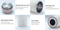 Gambar Youpin 17PIN Thermos Tumbler Portable Electric pemanas air - BEIGE dari Golden Dafa Living undefined 4 Tokopedia