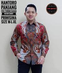 Gambar Batik Hantoro Kemeja Batik Pria Lengan Panjang by SM dari Klambiku batik undefined 1 Tokopedia