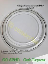 Gambar Piring Kaca Microwave Sharp Diameter 29,5 cm - 295 mm Original dari Th accesories undefined 4 Tokopedia