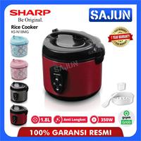 Gambar Sharp - Rice Cooker KS-N18MG Penanak Nasi Kapasitas 1.8 Liter KSN18MG - Silver dari Sajun Electronic undefined 4 Tokopedia