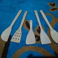 Gambar Sutil/Sendok/Spatula/Sodet Kayu Mahoni set isi 5 pcs - Stil Set+s.jepg dari el artgallery undefined 3 Tokopedia
