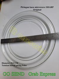 Gambar Piring Kaca Microwave Sharp Diameter 29,5 cm - 295 mm Original dari Th accesories undefined 1 Tokopedia