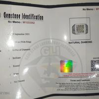 Gambar Cincin Perak 925 Pria Natural Diamond Berlian Asli Size 20 dari Permata Barokah undefined 5 Tokopedia