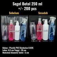 Gambar Segel plastik botol 250 ml / plastik shrink botol 250 ml /segel botol dari SansanPlastik undefined 4 Tokopedia