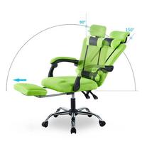Gambar Kursi Kerja Kursi Kantor Hidrolik Sandaran Kepala Headrest Plus Bantal - 910 Kulit Amber dari HomewareIndonesia undefined 4 Tokopedia
