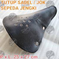 Gambar Tutup / Cover Jok Sadel Sepeda Jengki Retro - Hitam dari SR Bikes undefined 1 Tokopedia