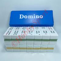 Gambar Domino Batu Akrilik Tebal + Tas Gaple Set Balok Warna Dam Mahjong Game - Random dari HobbySport undefined 2 Tokopedia