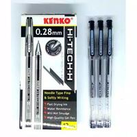 Gambar KENKO HITECH HI TECH 0.28 PULPEN PEN GEL - Hitam - Hitam dari Pulau Mas Stationery undefined 2 Tokopedia