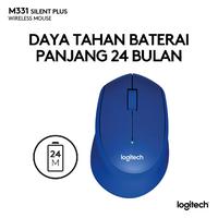 Gambar Logitech Mouse Wireless M331 Silent Plus Baterai Tahan 24 Bulan Hening dengan Nano Receiver USB 2.4GHz Kompatibel dengan Laptop Komputer dari Metoocel undefined 3 Tokopedia