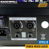 Gambar Power Mixer Audio 8 Ch - 2 x 450 Watt HARDWELL STYLE 8P USB Soundcard dari Digi Audio Store undefined 5 Tokopedia