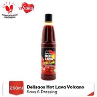 Gambar Mamasuka HOT LAVA / VOLCANO Delisaos 260 ml Saus Sambal Pedas dari Kuka Kuka Meat Shop undefined 1 Tokopedia