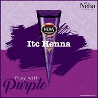 Gambar Neha Ungu Henna Cone - 1pc Ecer Warna Purple Henna dari Itc Henna undefined 1 Tokopedia