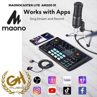 Gambar MAONOCASTER AM200-S1 Single Mic Bundle: All-In-One Podcast Studio dari GH Music Store undefined 3 Tokopedia