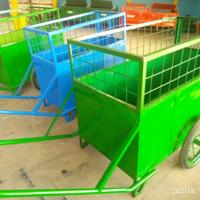 Gambar gerobak sampah besi 120 x 80 x 100 dari HM Mandiri Baru undefined 2 Tokopedia