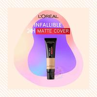 Gambar Loreal Paris Infallible 24 Hr Matte Cover Foundation (Hasil Natural da - 147 N.Beige dari Beaute ID undefined 1 Tokopedia