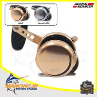 Gambar Fishing Reel Jigging Monster STRIKER Narrow Series Reel Overhead OH - 500 Narrow H/R, GOLD dari Mancing ID undefined 1 Tokopedia