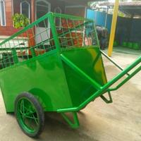 Gambar gerobak sampah besi 120 x 80 x 100 dari HM Mandiri Baru undefined 1 Tokopedia