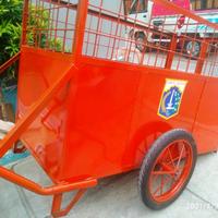 Gambar gerobak sampah besi 120 x 80 x 100 dari HM Mandiri Baru undefined 4 Tokopedia