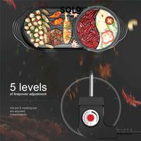 Gambar Grill Electric BBQ Panggang Goreng 1200watt Bergaransi - Grill Dual dari Solo River undefined 2 Tokopedia