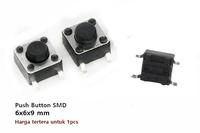 Gambar Push Button 6x6x9 SMD 4pin Tactile Switch Tombol Reset saklar dari toko-komponen undefined 1 Tokopedia
