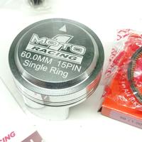 Gambar PISTON KIT MOTO1 60 P15 SINGLE RING 1 RING SEHER SET dari Bill racing undefined 2 Tokopedia