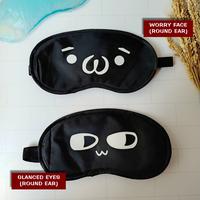 Gambar Masker Mata Gel / Cooling Gel Sleeping / Eye Mask - Black Expression - sweating face dari tokosafeea undefined 2 Tokopedia