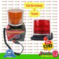 Gambar Lampu Warning Emergency Rotary Rotator Mobil Mini 9 Flash 12/24 dari Aksesorismo undefined 2 Tokopedia