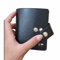 Gambar dompet kartu 18 slot model kancing kulit bona - Cokelat dari shohiby store online undefined 3 Tokopedia