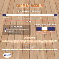 Gambar Tali ID CARD custom / LANYARD custom cetak 2 sisi / Lanyard ID Card dari NGEprint Digital Indonesia undefined 3 Tokopedia