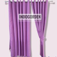 Gambar Gorden Jendela Polos / Gorden Pintu / Gorden Blackout /Hordeng Jendela - Hijau, L100cm x T200cm dari INDOGORDEN2 undefined 5 Tokopedia
