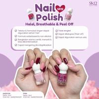 Gambar NAIL POLISH PEEL OFF SR12 / KUTEK HALAL / KUTEK MUSLIMAH - Maroon dari Arfatan Shop undefined 4 Tokopedia