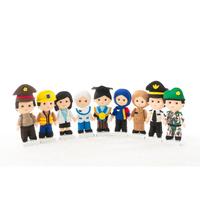 Gambar Boneka Flanel Profesi Custom - Request dari Kado Wisuda undefined 1 Tokopedia