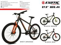 Gambar JNE Sepeda Gunung MTB 27.5 Exotic 2612 AH Hidrolik 9Speeds Cakram SNI - Black Orange dari Sepeda dan Motor Listrik undefined 1 Tokopedia