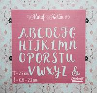 Gambar HURUF KERTAS #5 - Hiasan Scrapbook Nama Alfabet Tulisan Angka - 1 huruf dari Nickraft undefined 1 Tokopedia