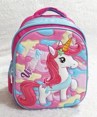 Gambar TAS SEKOLAH RANSEL ANAK TK PEREMPUAN UNICORN LILY TIMBUL 3Res IMPORT - FZN PIN BLUE dari OnLanShop undefined 4 Tokopedia