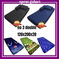 Gambar Sprei resleting 120x200x20 sarung kasur busa murah motif kotak - moon star, 120x200x20 dari sprei galeri bandung undefined 1 Tokopedia
